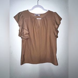 So Good For Life Top Taupe Size Small